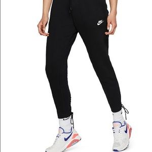 Nike sweatpants lace up ankle black